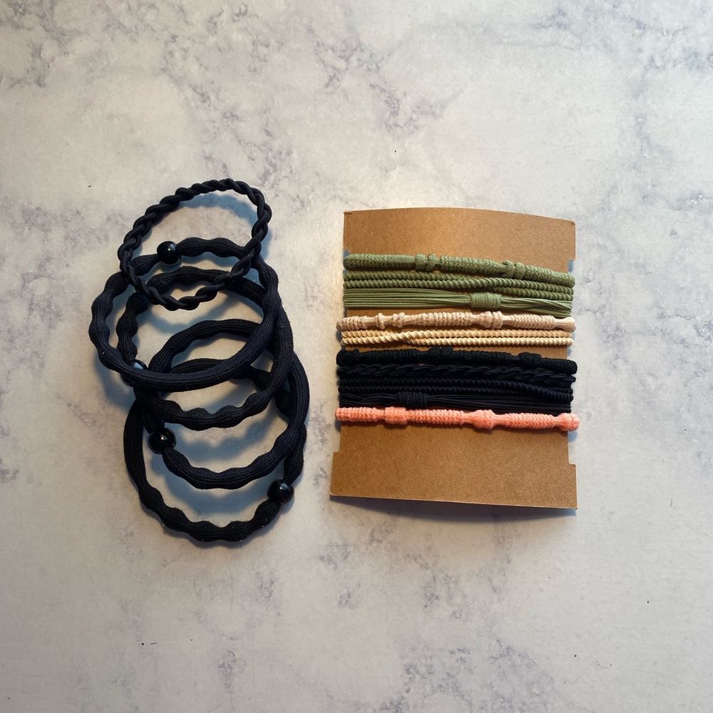 Multicolor Women’s Hair Ties Set OS